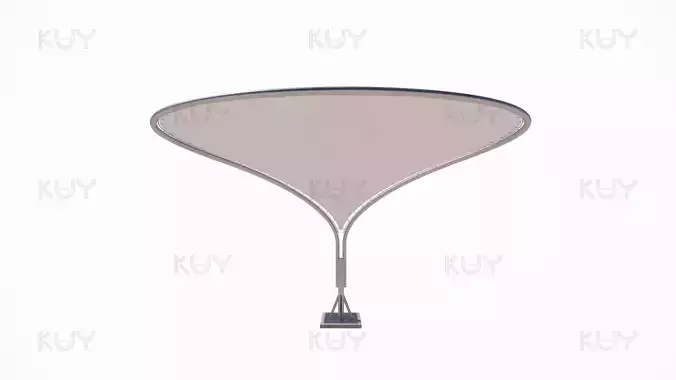 petal module one petal 3D model