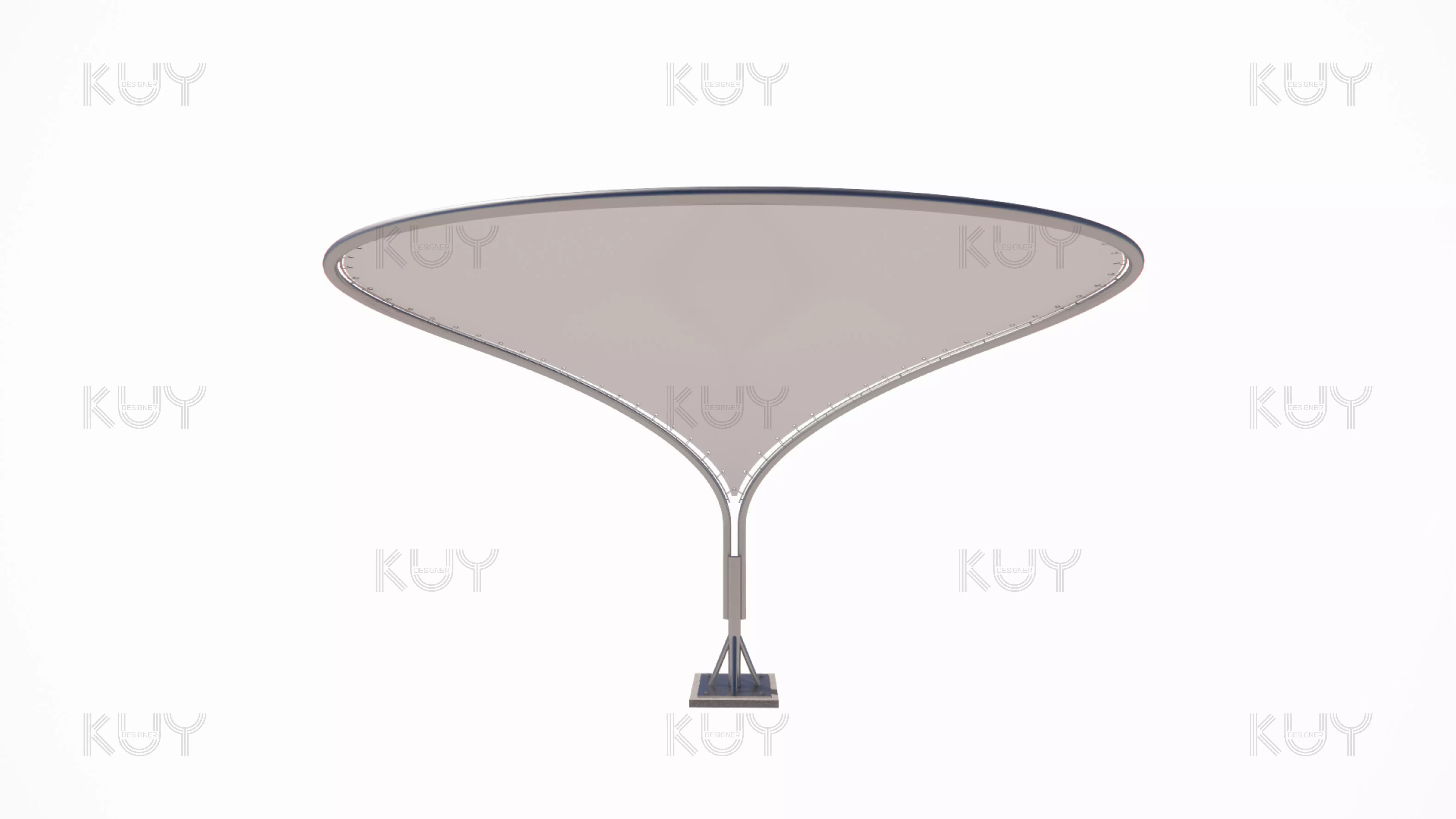 petal module one petal 3D model_0