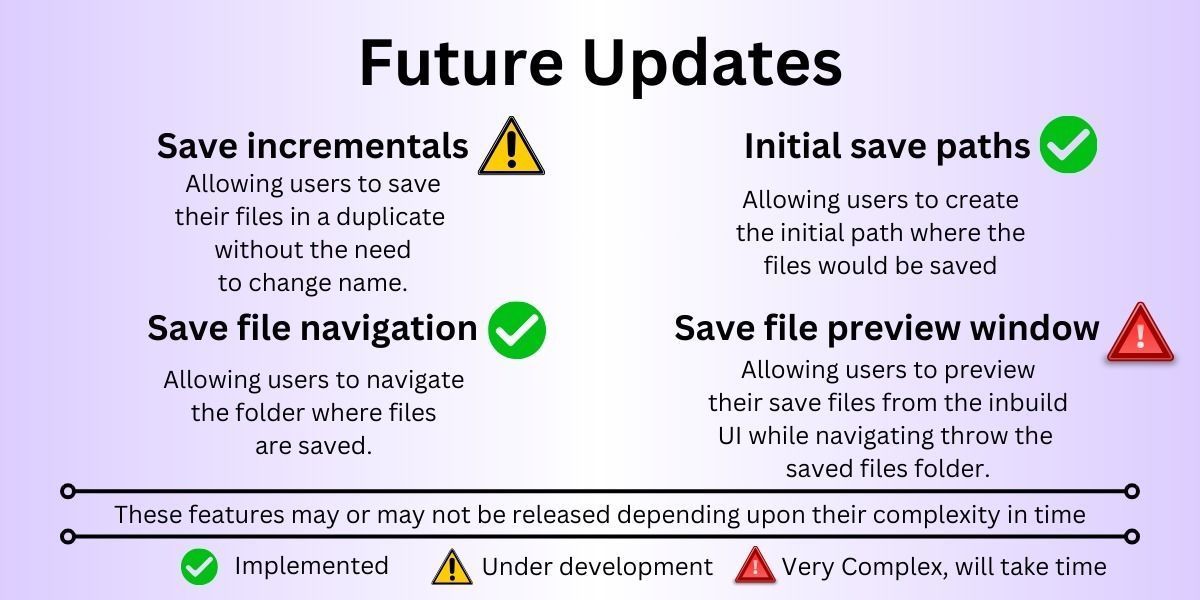 Quick Save Addon for Blender Low-poly 3D model_4