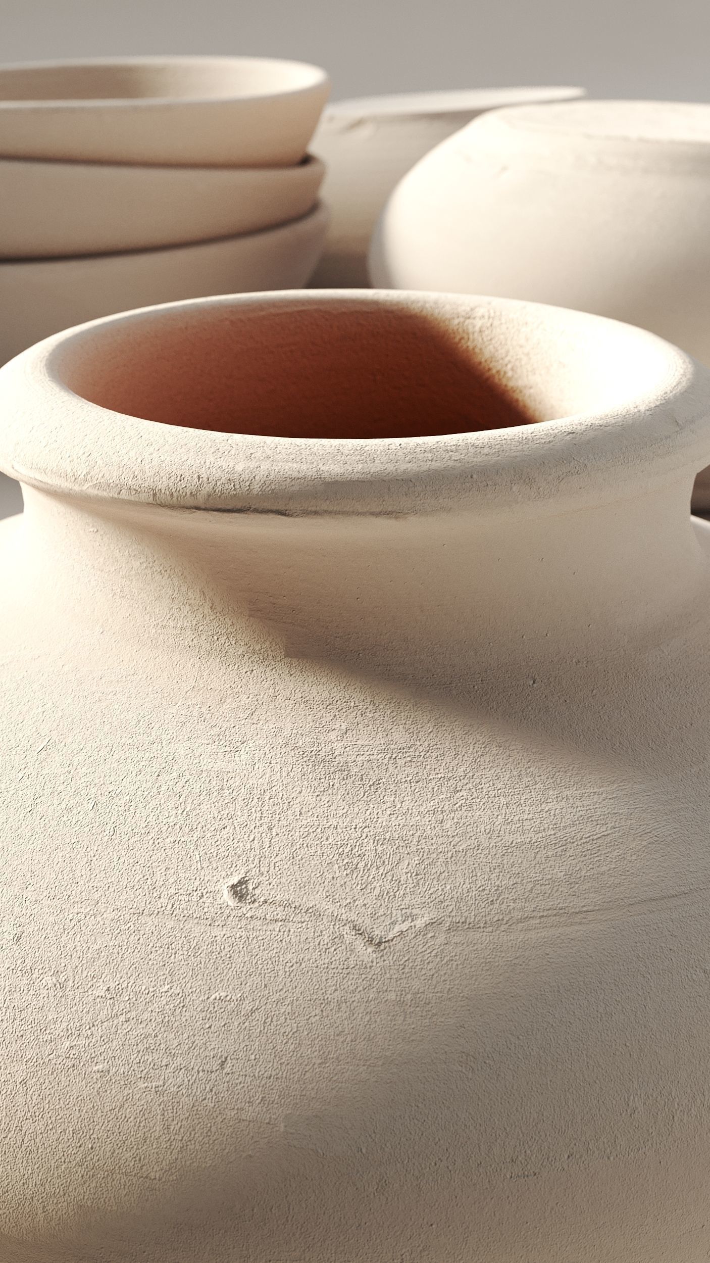 Photoscanned Pot 02 3D model_4