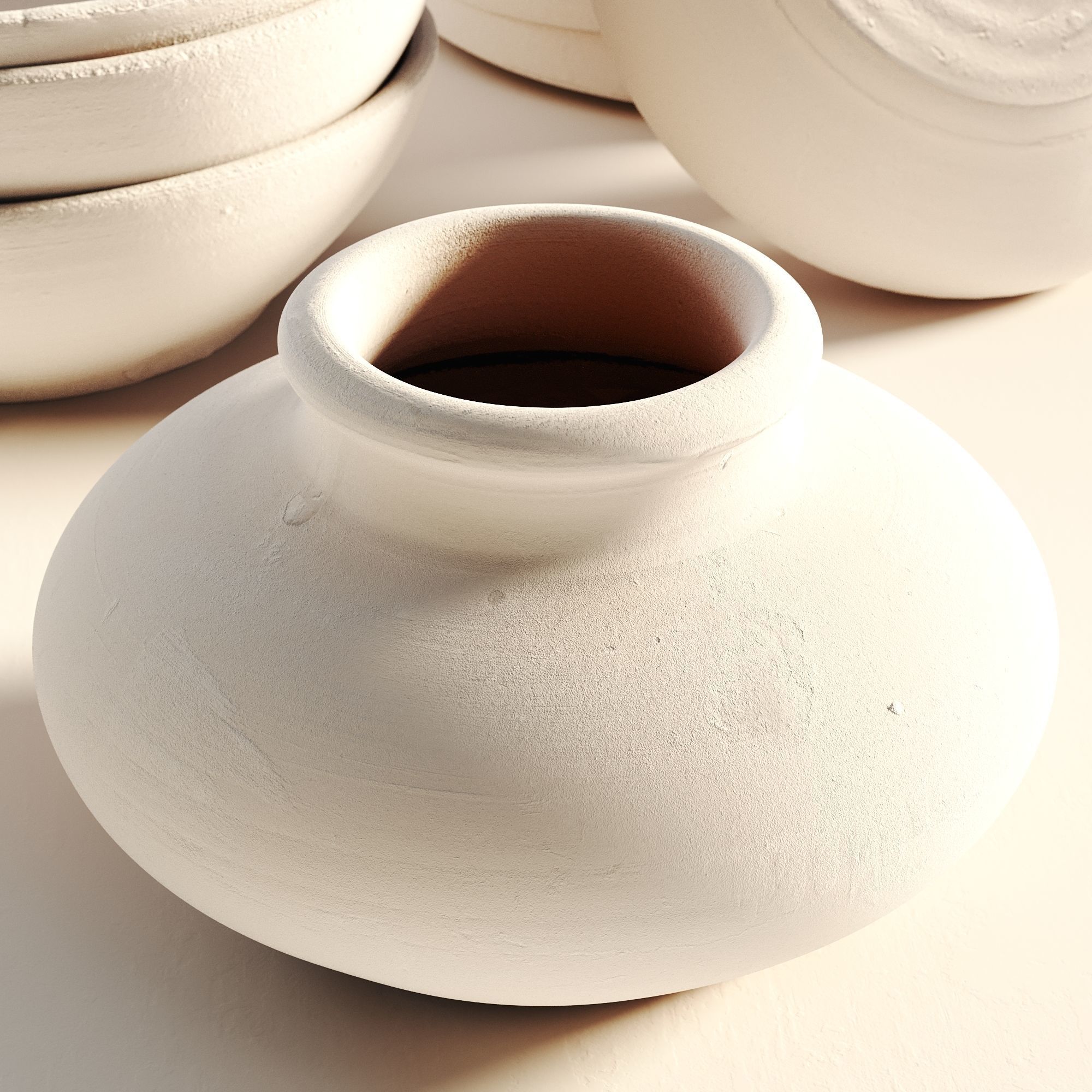 Photoscanned Pot 02 3D model_8