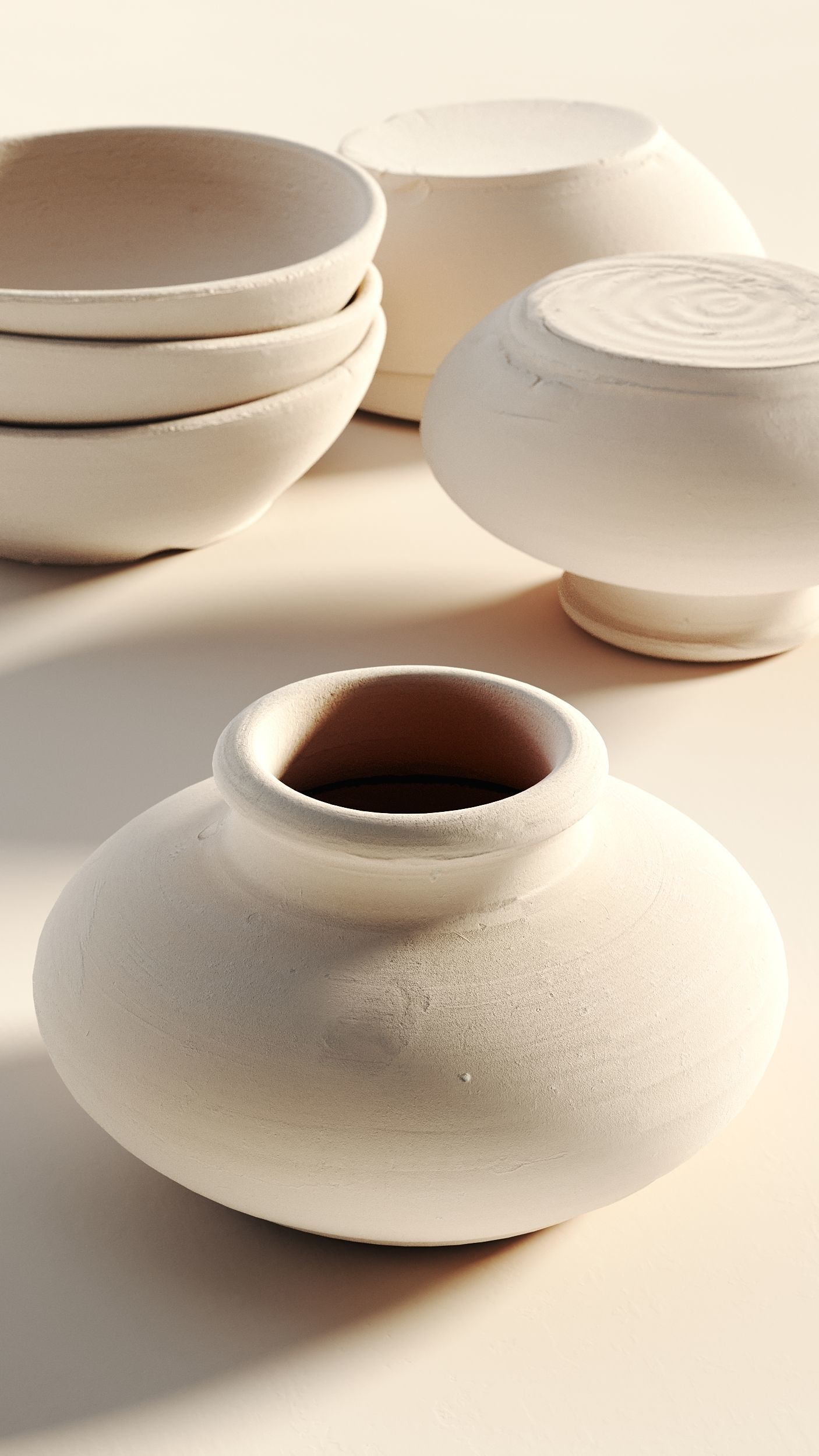 Photoscanned Pot 02 3D model_6
