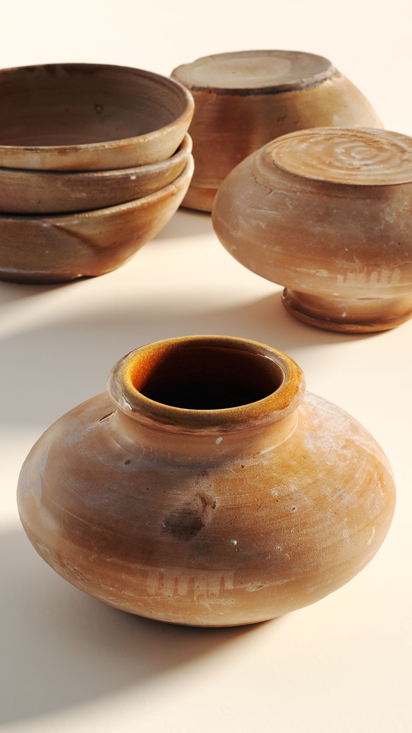 Photoscanned Pot 02 3D model_5