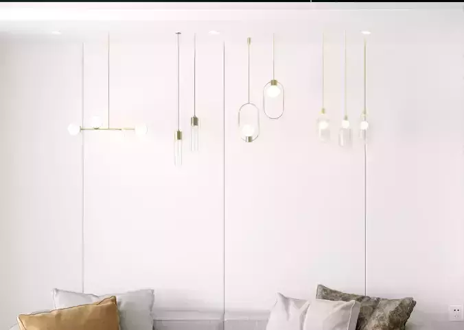 Modern chandelier combination