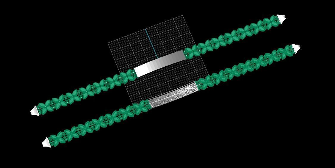 chain - gold chain  3D print model_3