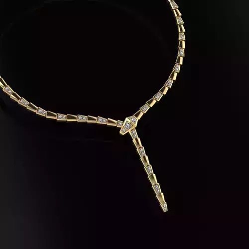 Bvlgari Serpenti Necklace  3D print model