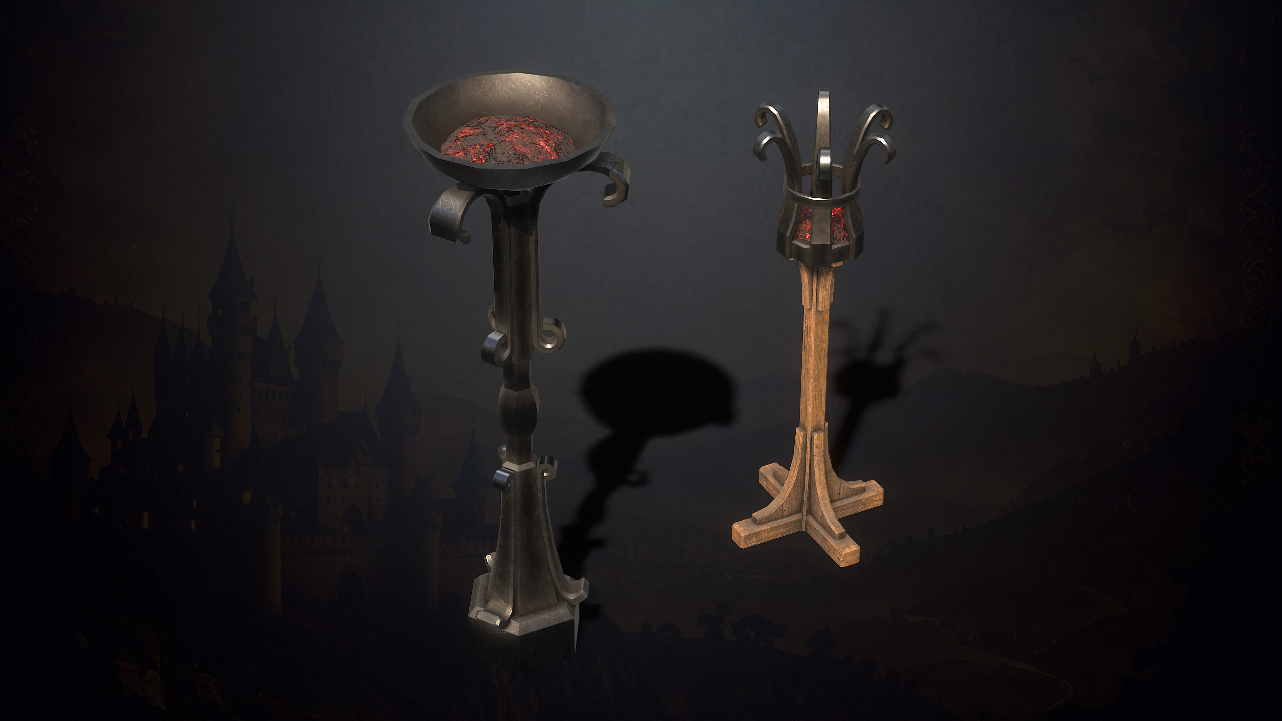 Medieval Fantasy Buildings Low-poly 3D model_31