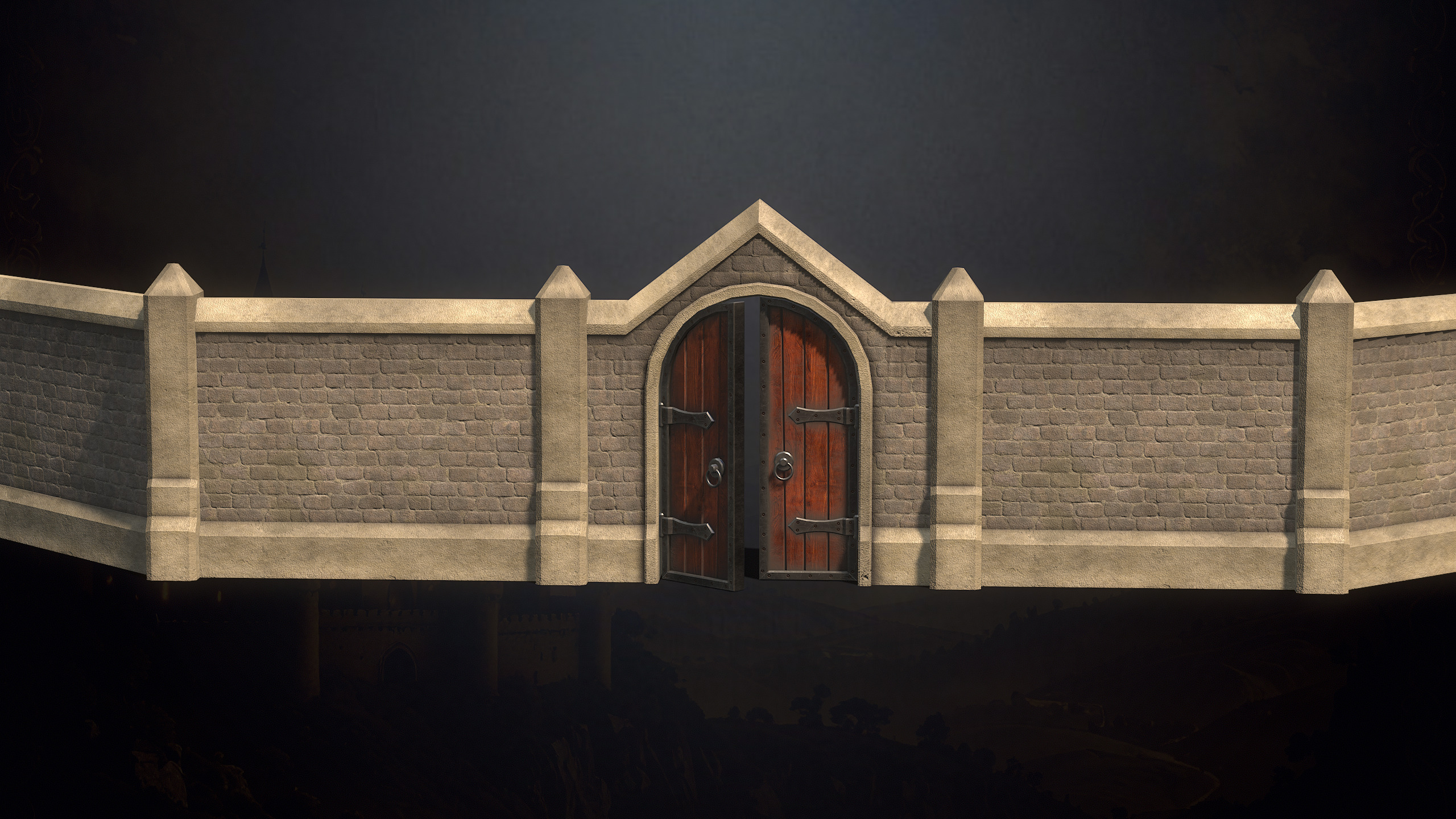 Medieval Fantasy Buildings Low-poly 3D model_32