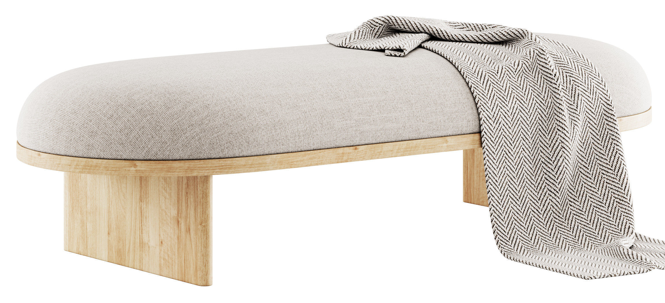 Anza Bench 160 3D model_9
