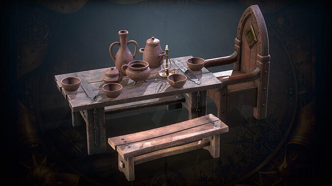 Medieval Vol1 Low-poly 3D model