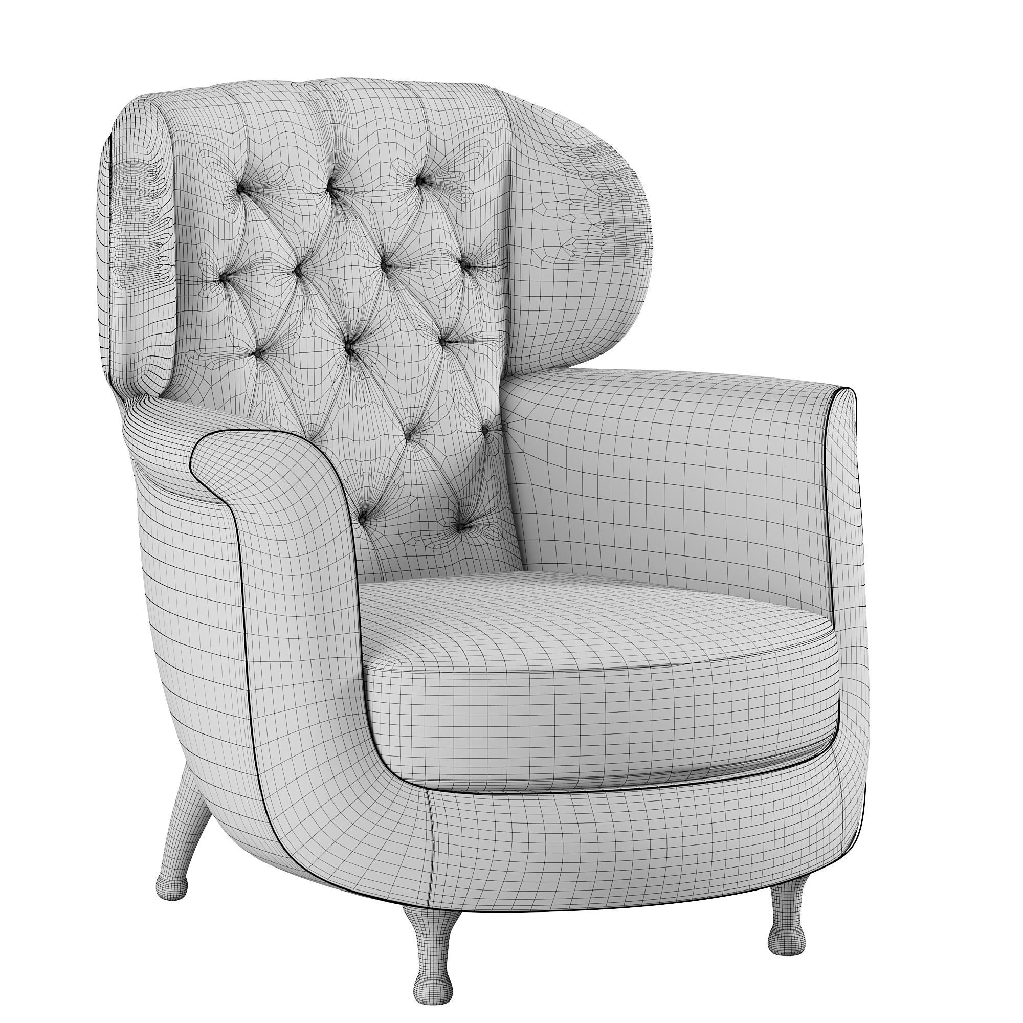 Papy Bergere timeless by Massimo Iosa Ghini 3D model_4