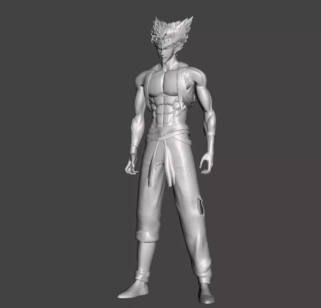 Garou 3D Model 3D print model_0