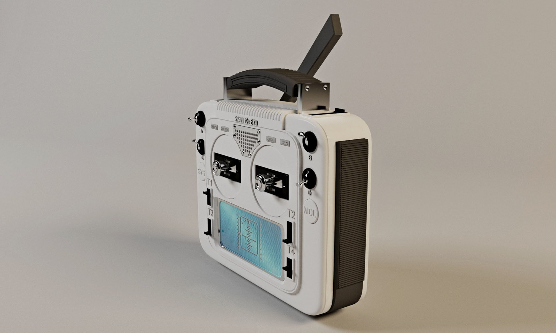 Quadcopter 3D model_8