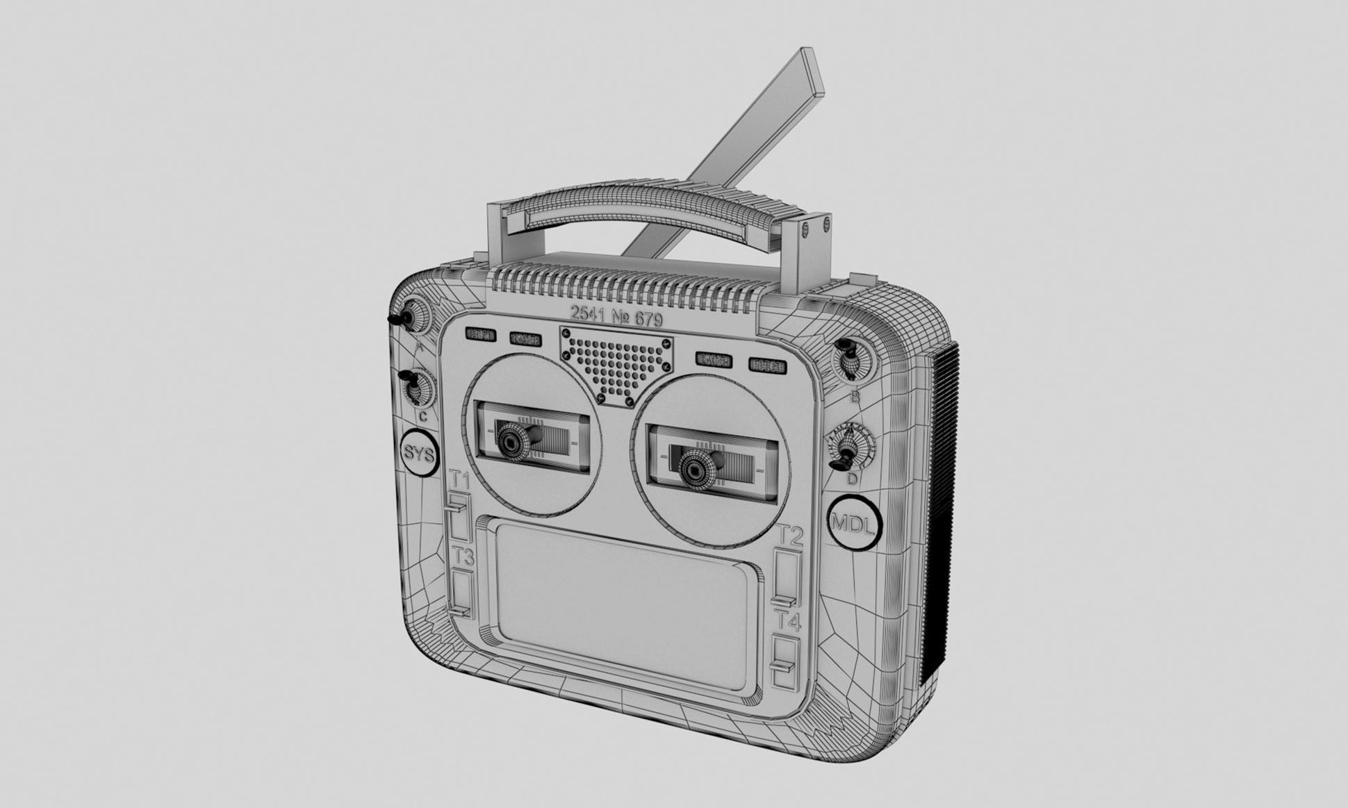 Quadcopter 3D model_11