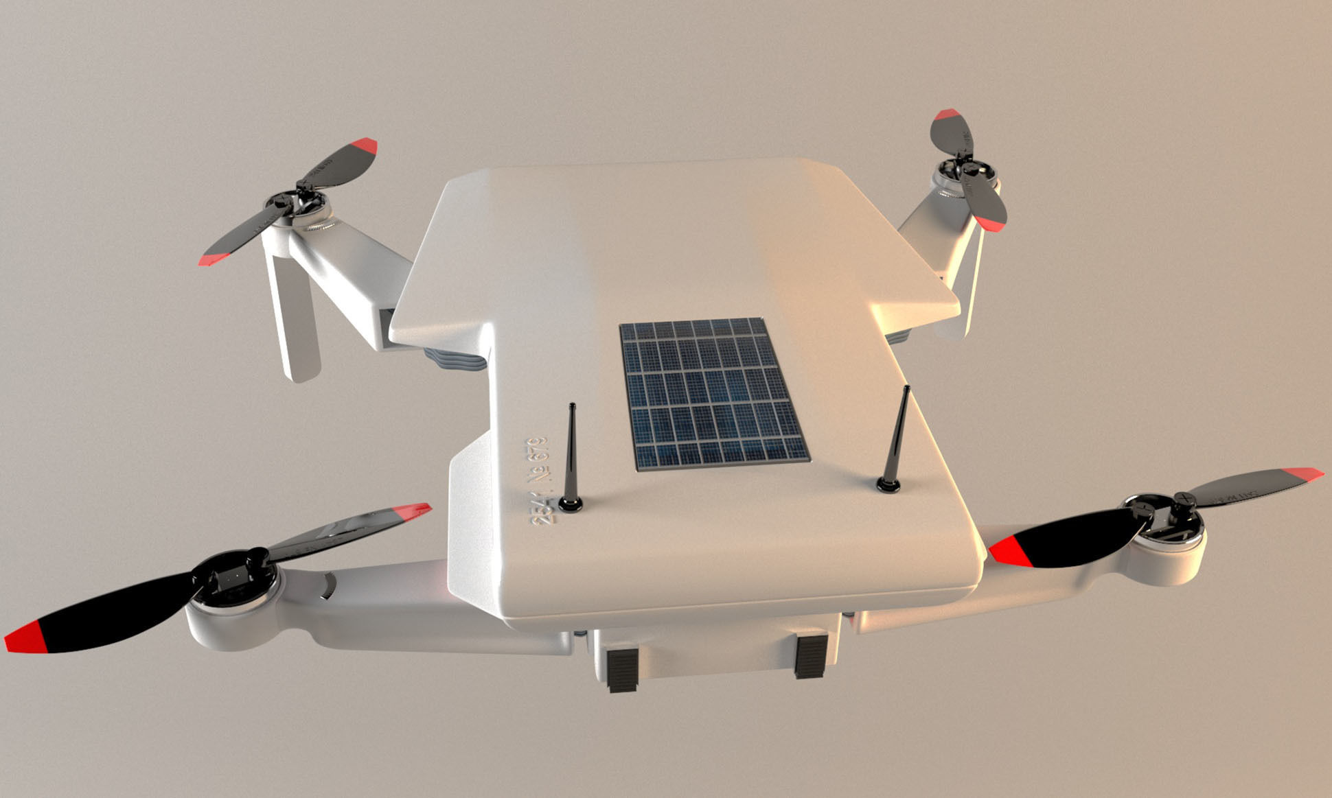 Quadcopter 3D model_5