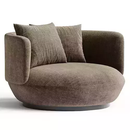 Baixa armchair by wentz 3d model 