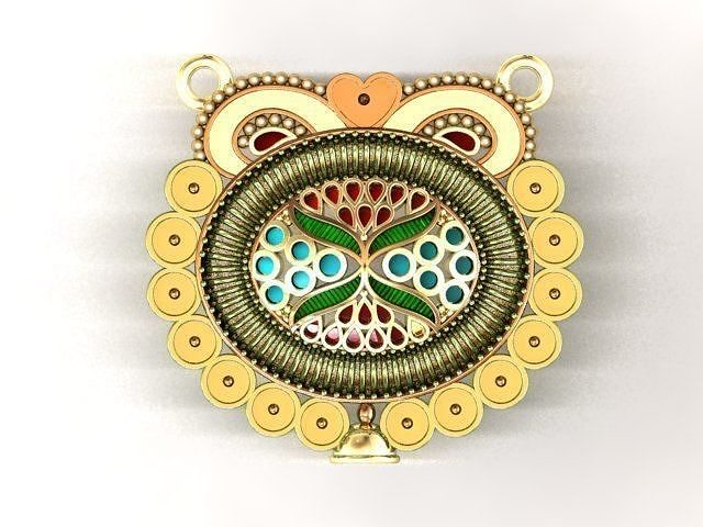 Mangalsutra Pendant 3D print model