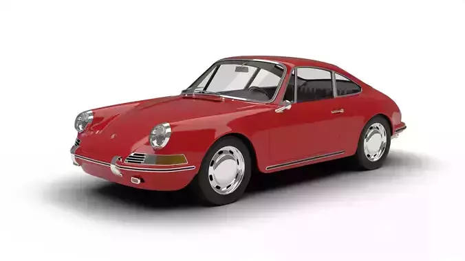 Porsche 911 1964 3d model  3D model