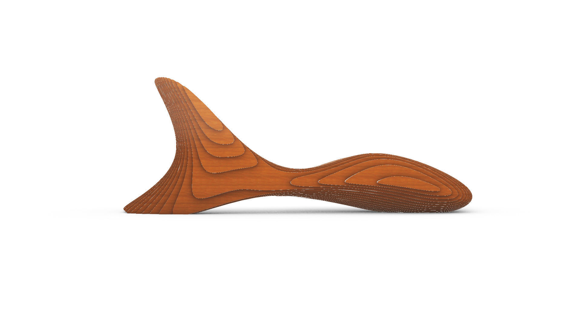 Parametric sun lounger 3D model_1