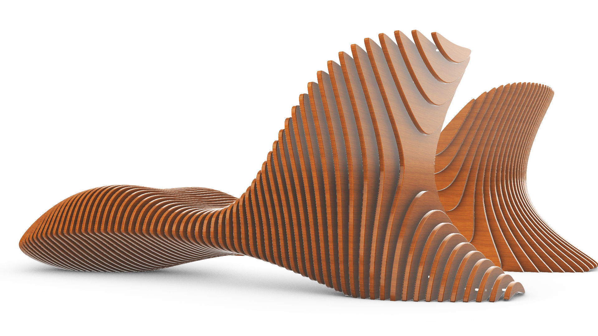 Parametric sun lounger 3D model_5