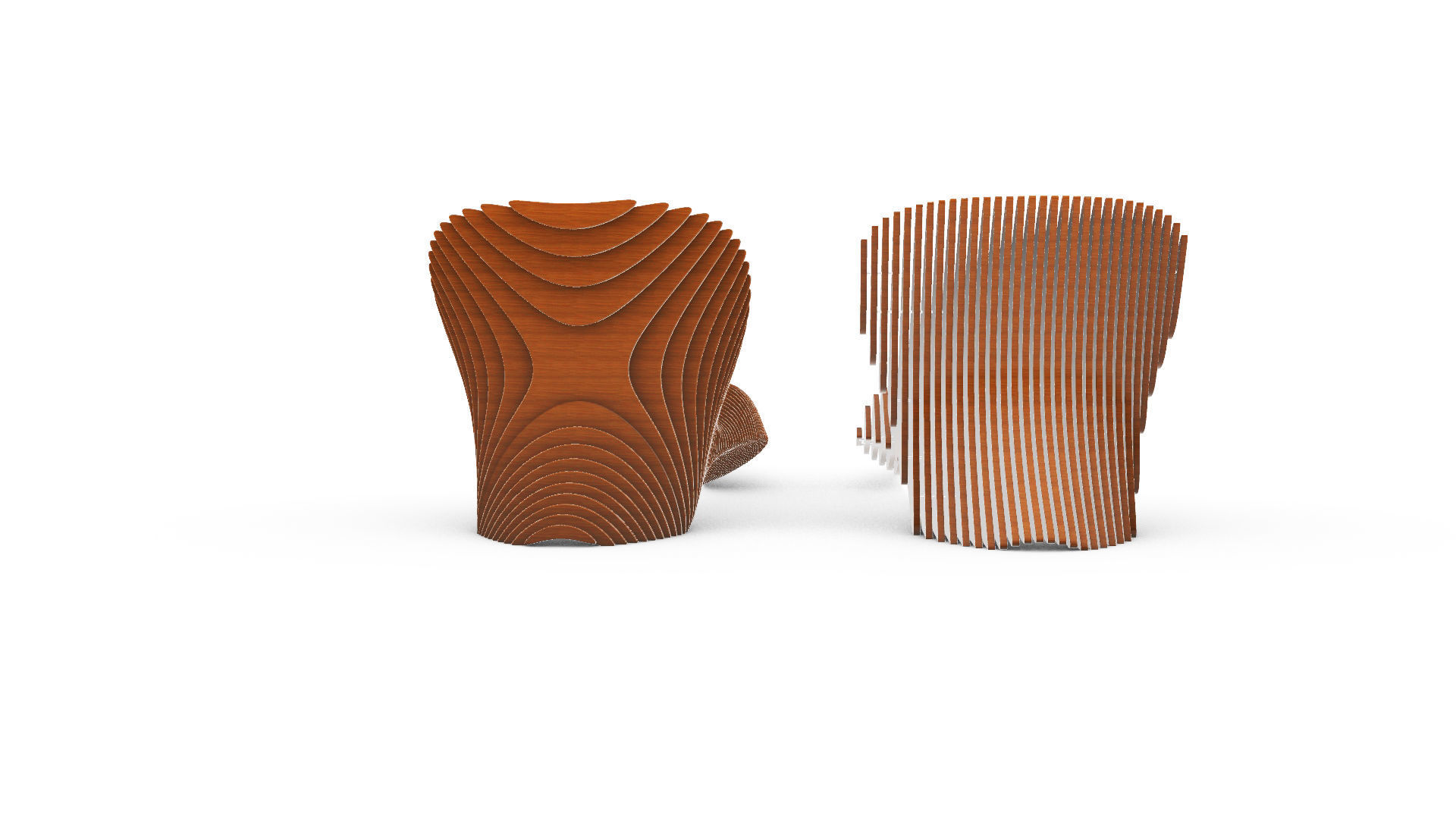 Parametric sun lounger 3D model_12