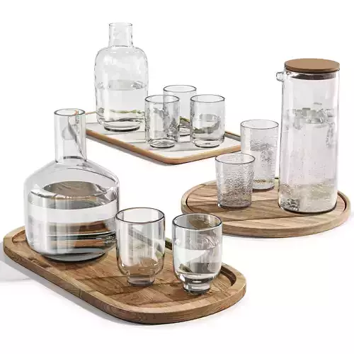 Dishes Tableware Set 05 3D model
