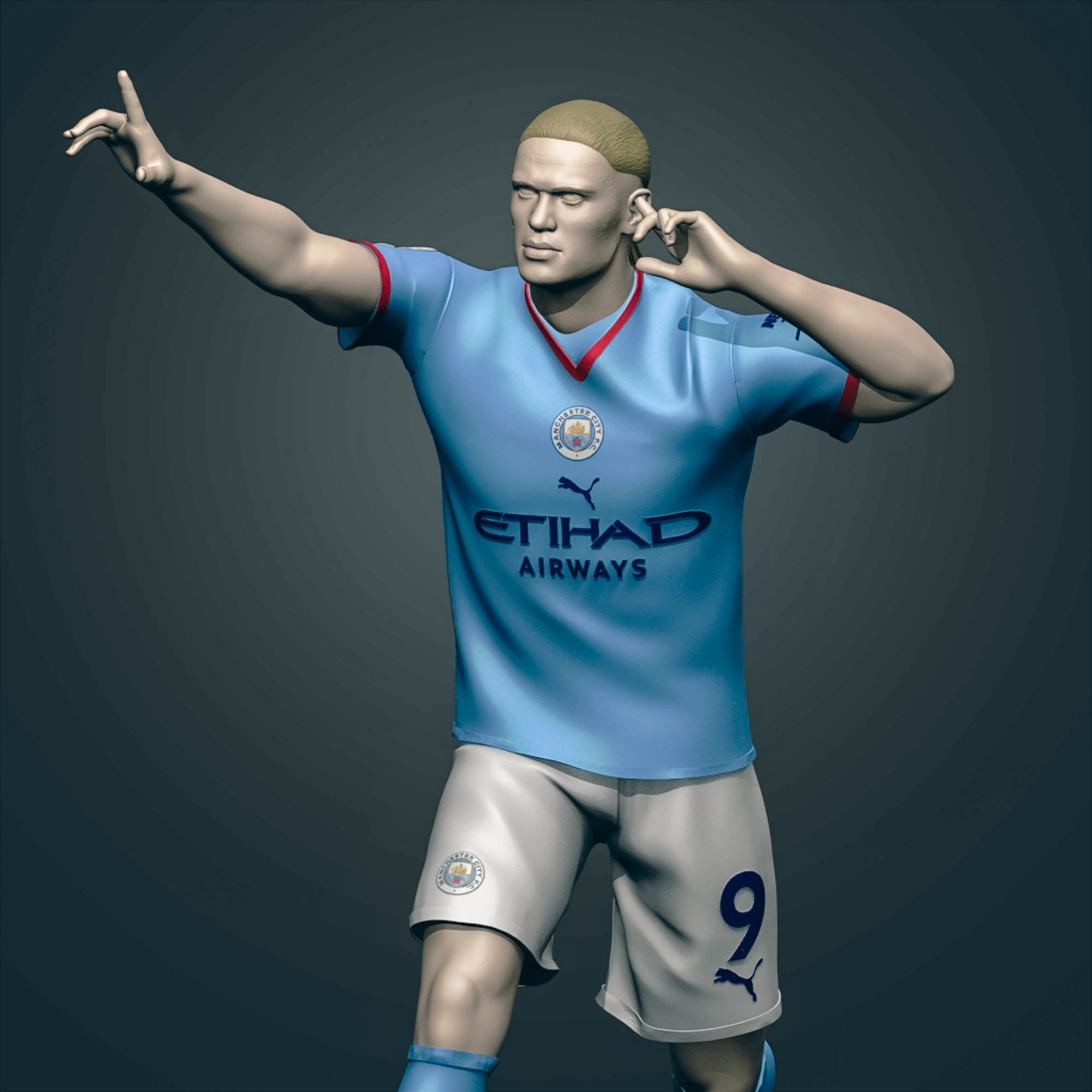 Erling Haaland 3D Printable 3 3D print model_9