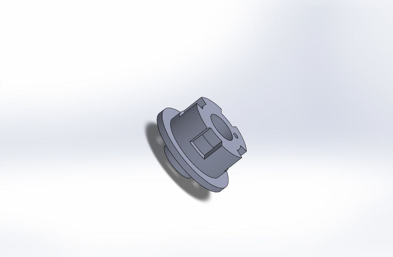 Starter hub for Sterwins PBC43R trimmer 3D print model_2