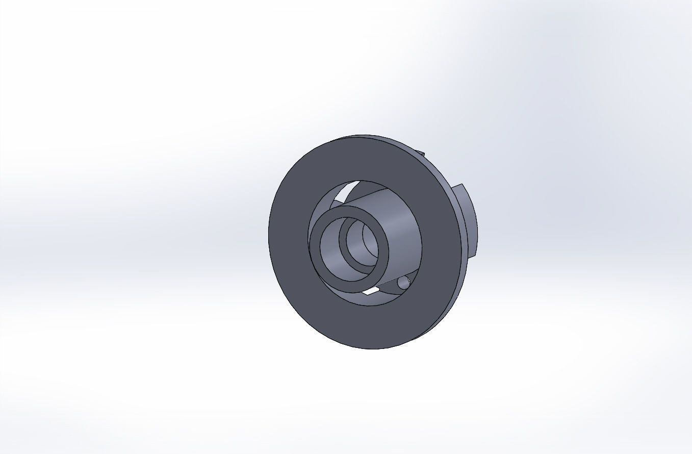 Starter hub for Sterwins PBC43R trimmer 3D print model_3