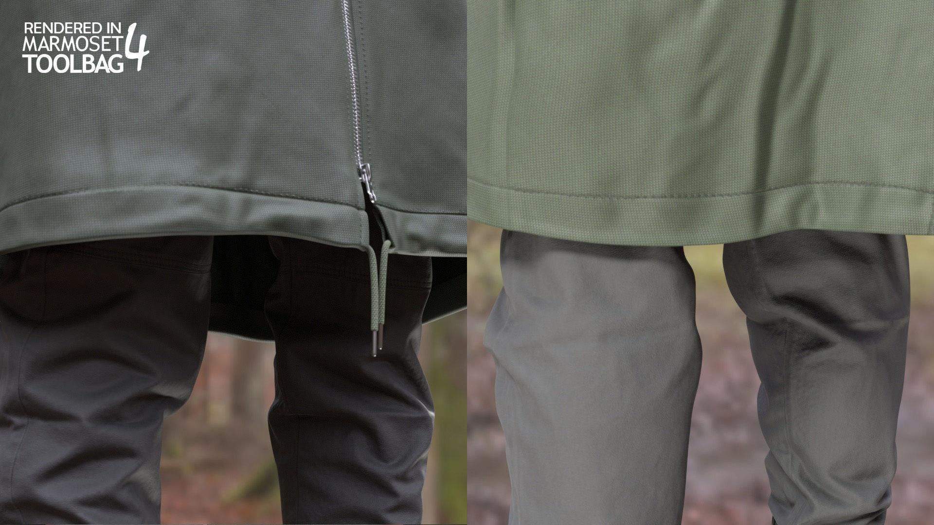 Man - Autumn Outfit 3 - Modular - Rigged Low-poly 3D model_14