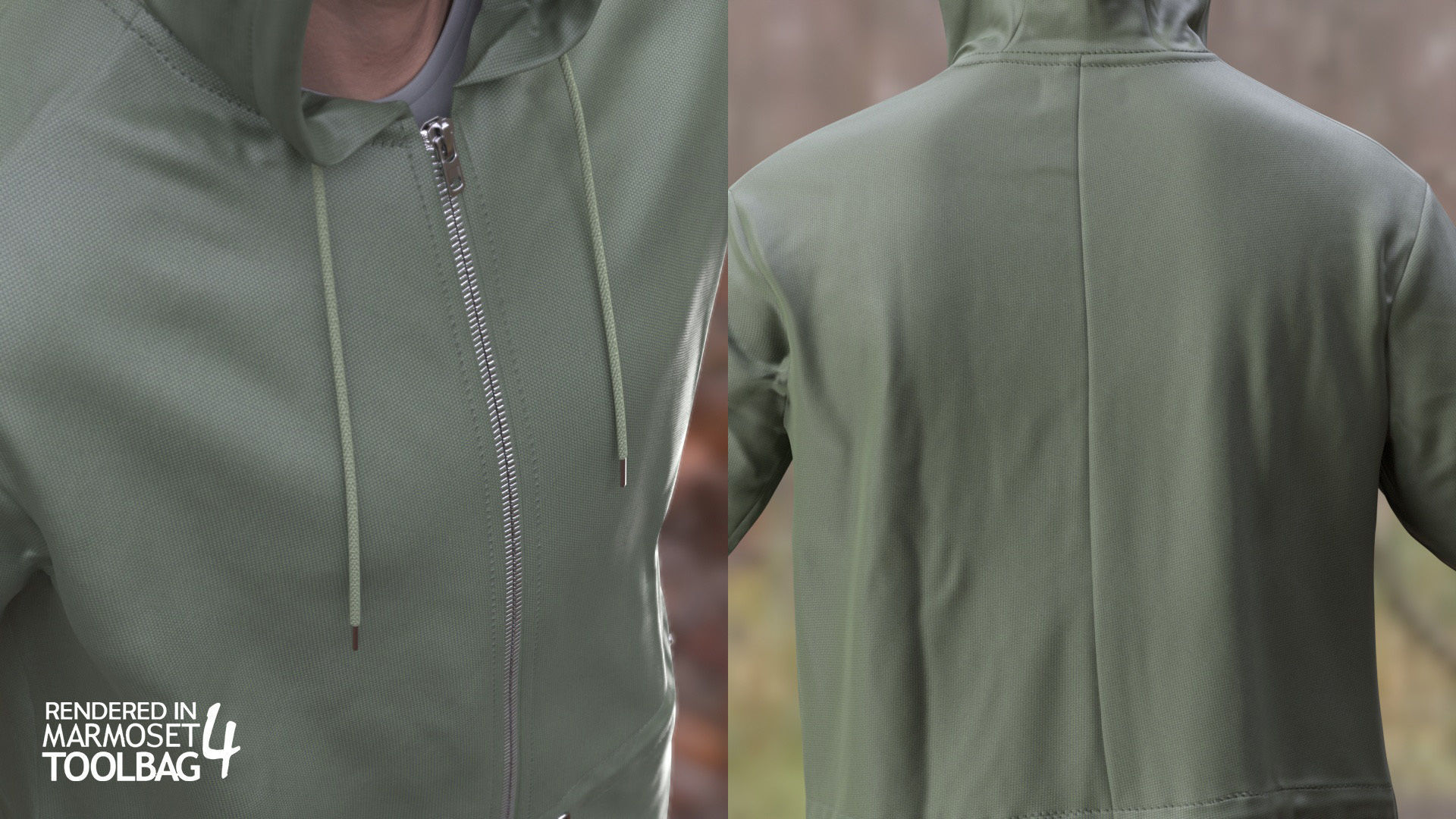 Man - Autumn Outfit 3 - Modular - Rigged Low-poly 3D model_11