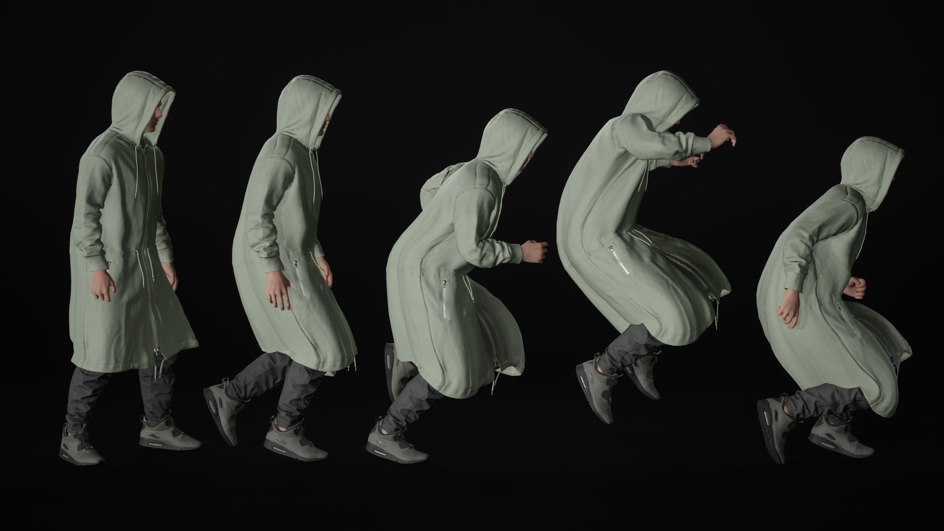 Man - Autumn Outfit 3 - Modular - Rigged Low-poly 3D model_20