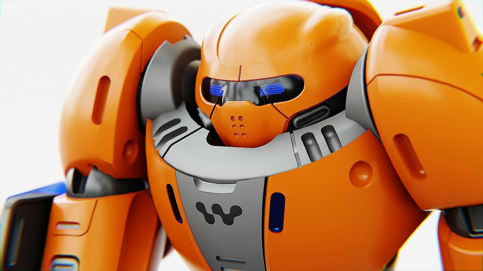 BATTLE DROID ECHO-MAX RIGGED 3D model_27