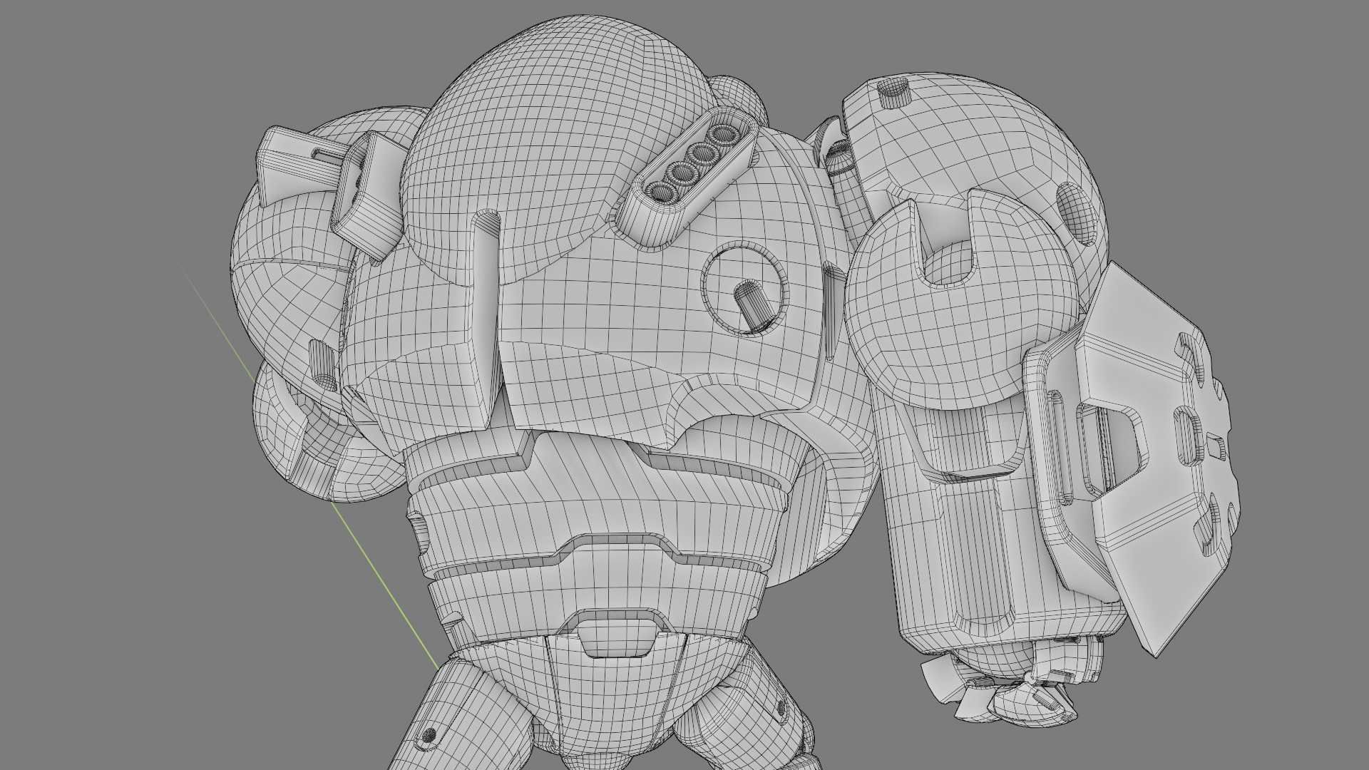 BATTLE DROID ECHO-MAX RIGGED 3D model_38