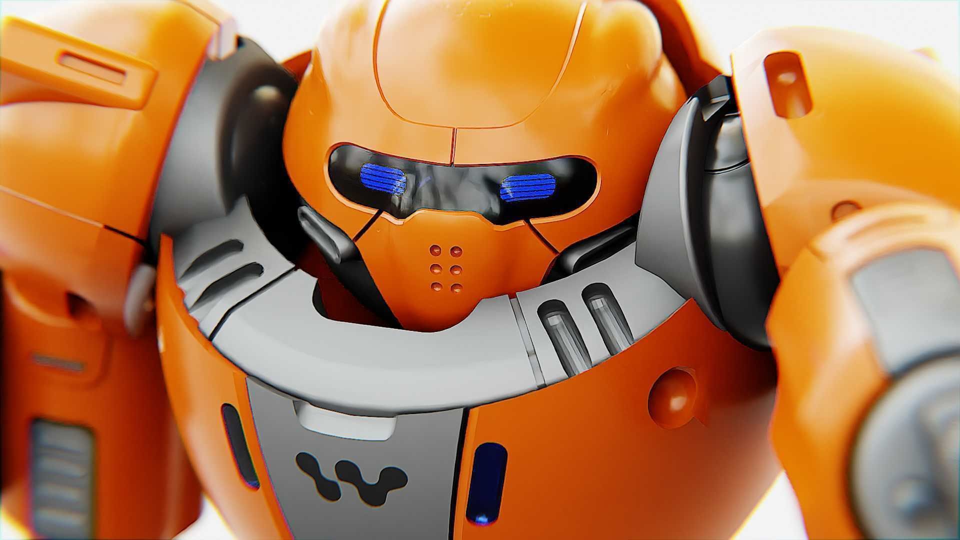 BATTLE DROID ECHO-MAX RIGGED 3D model_20