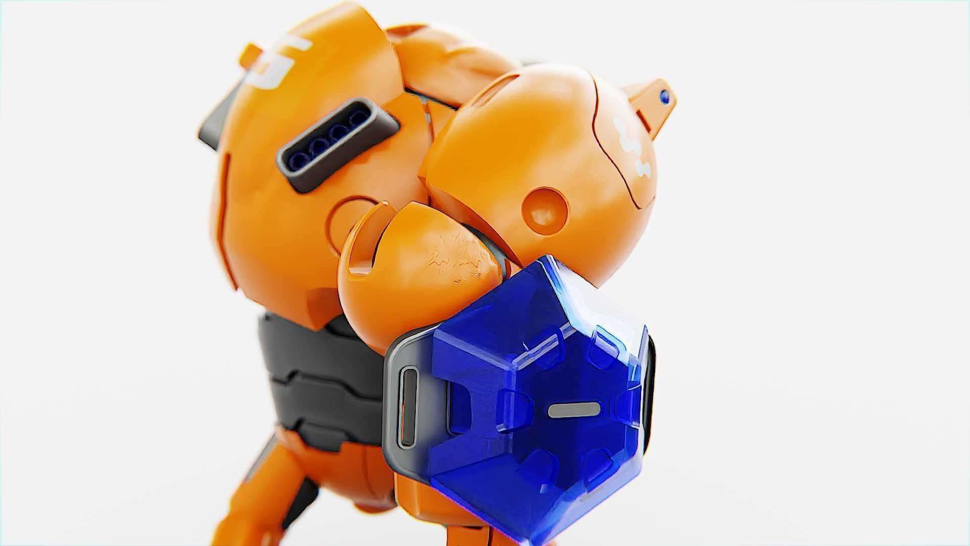 BATTLE DROID ECHO-MAX RIGGED 3D model_13