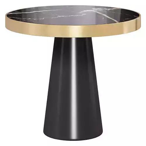 BLACK AND GOLD SIDE TABLE By Opulentdecorsa