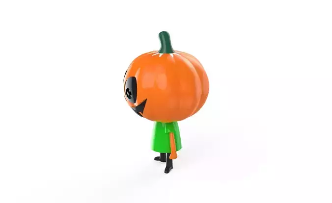 Halloween Pumpkin Man