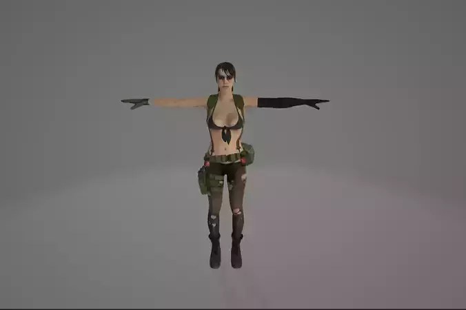 Quiet Metal Gear 3D print model