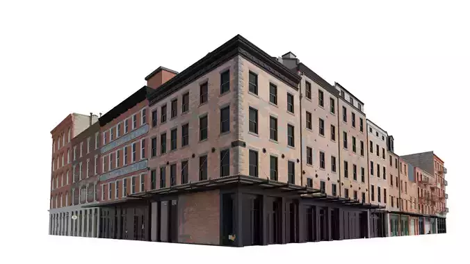 New York City Corner 3D model