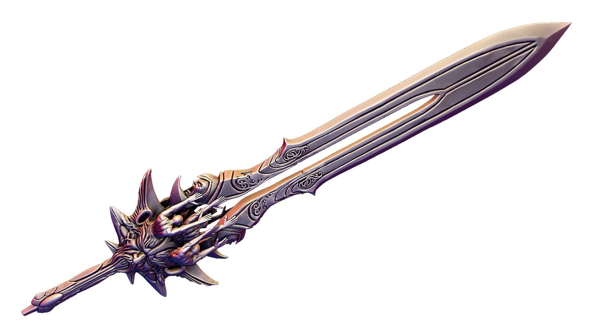 Blade of olympus 3D model_6