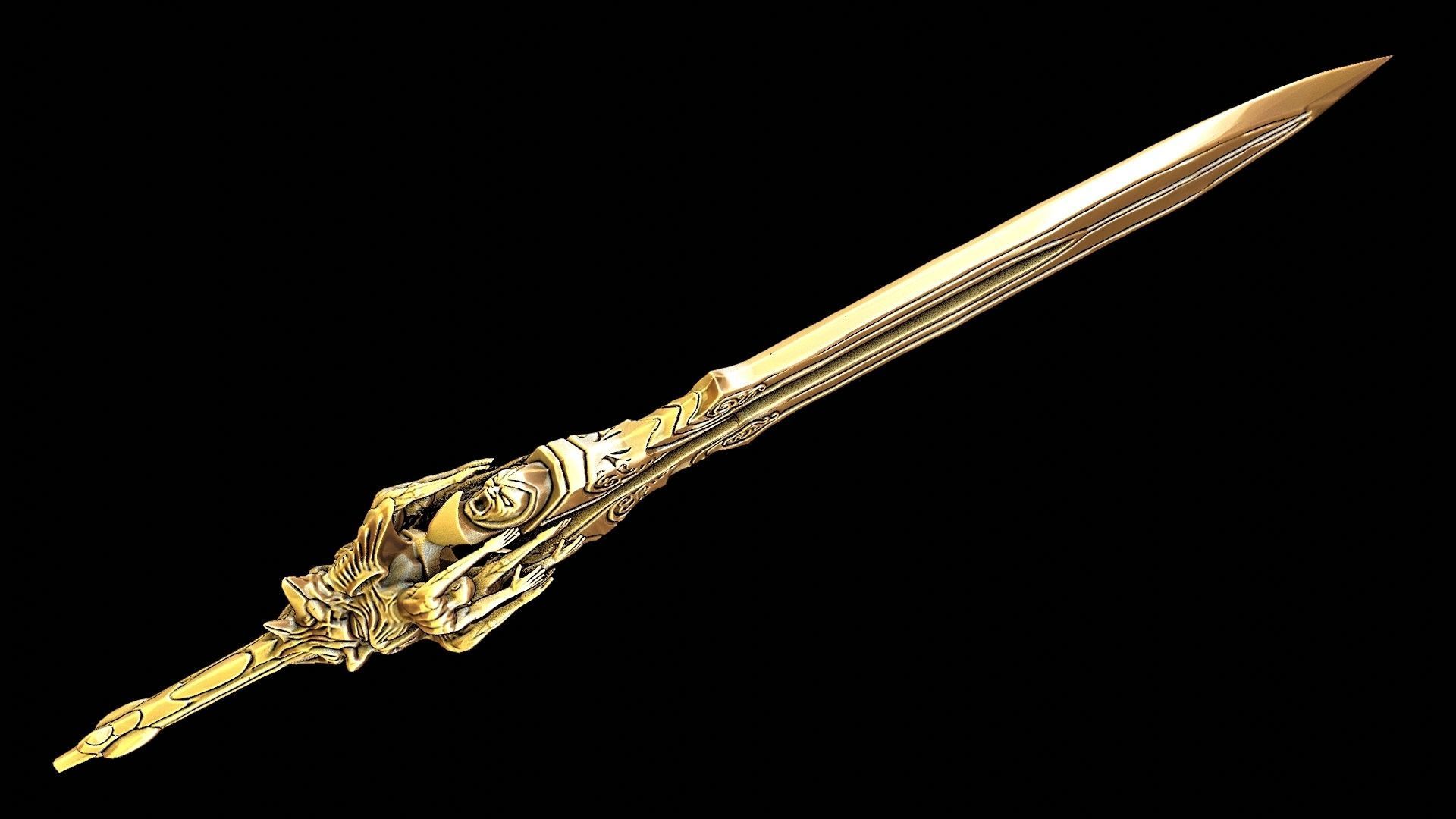 Blade of olympus 3D model_32
