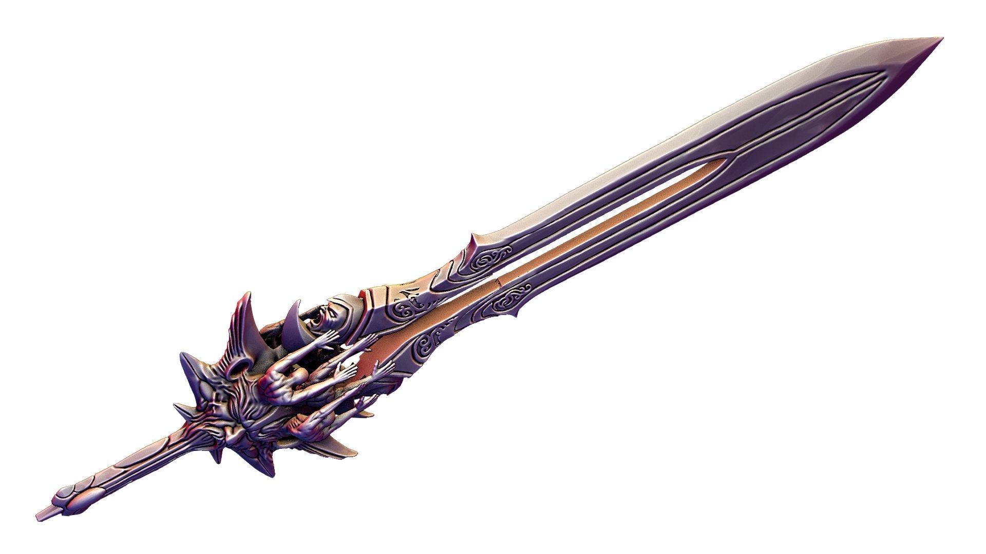 Blade of olympus 3D model_11