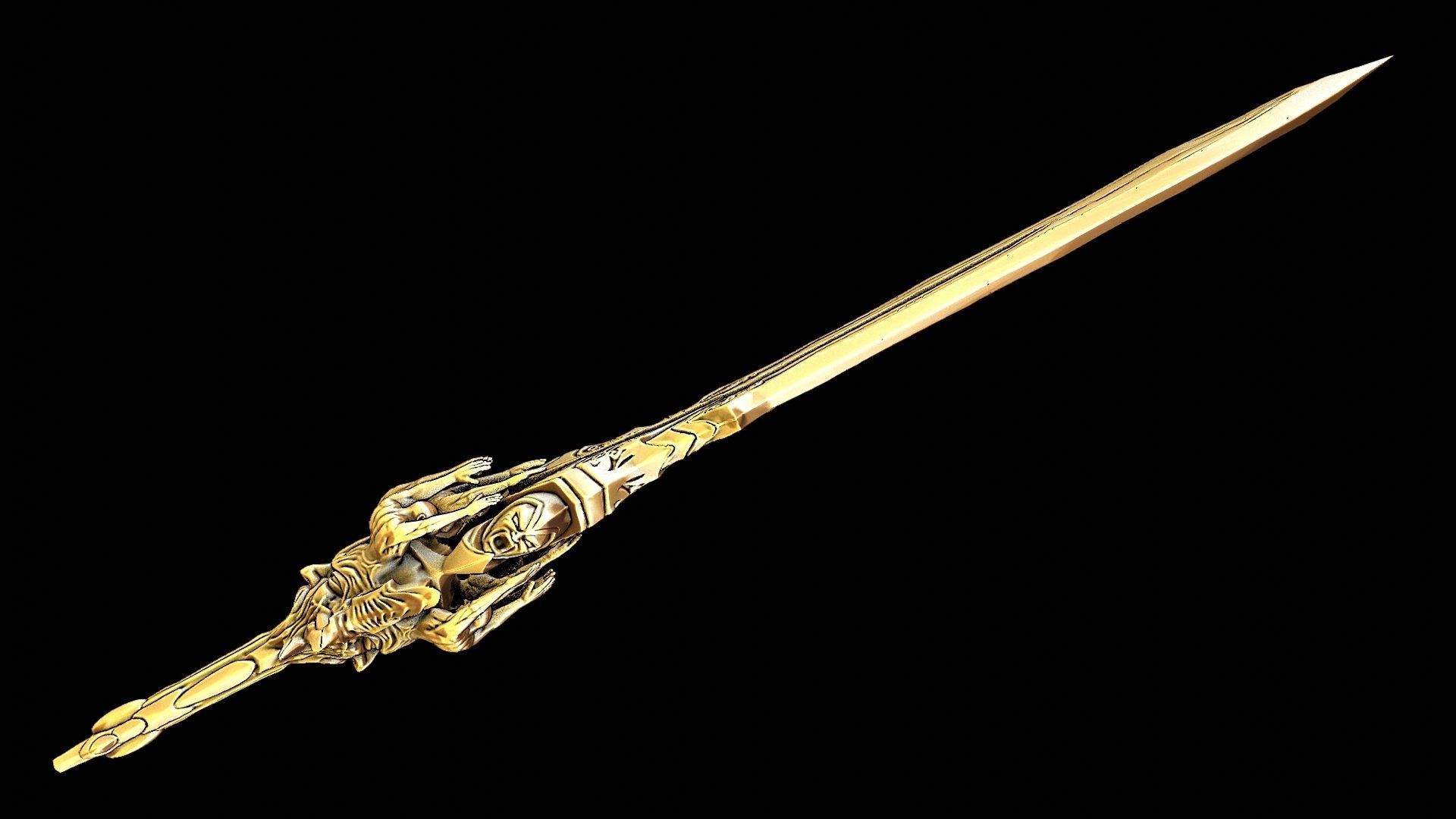 Blade of olympus 3D model_31