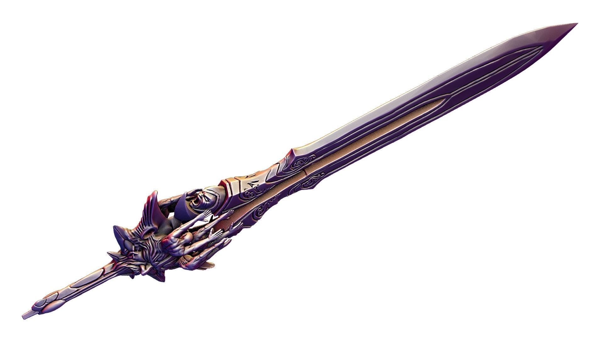Blade of olympus 3D model_5