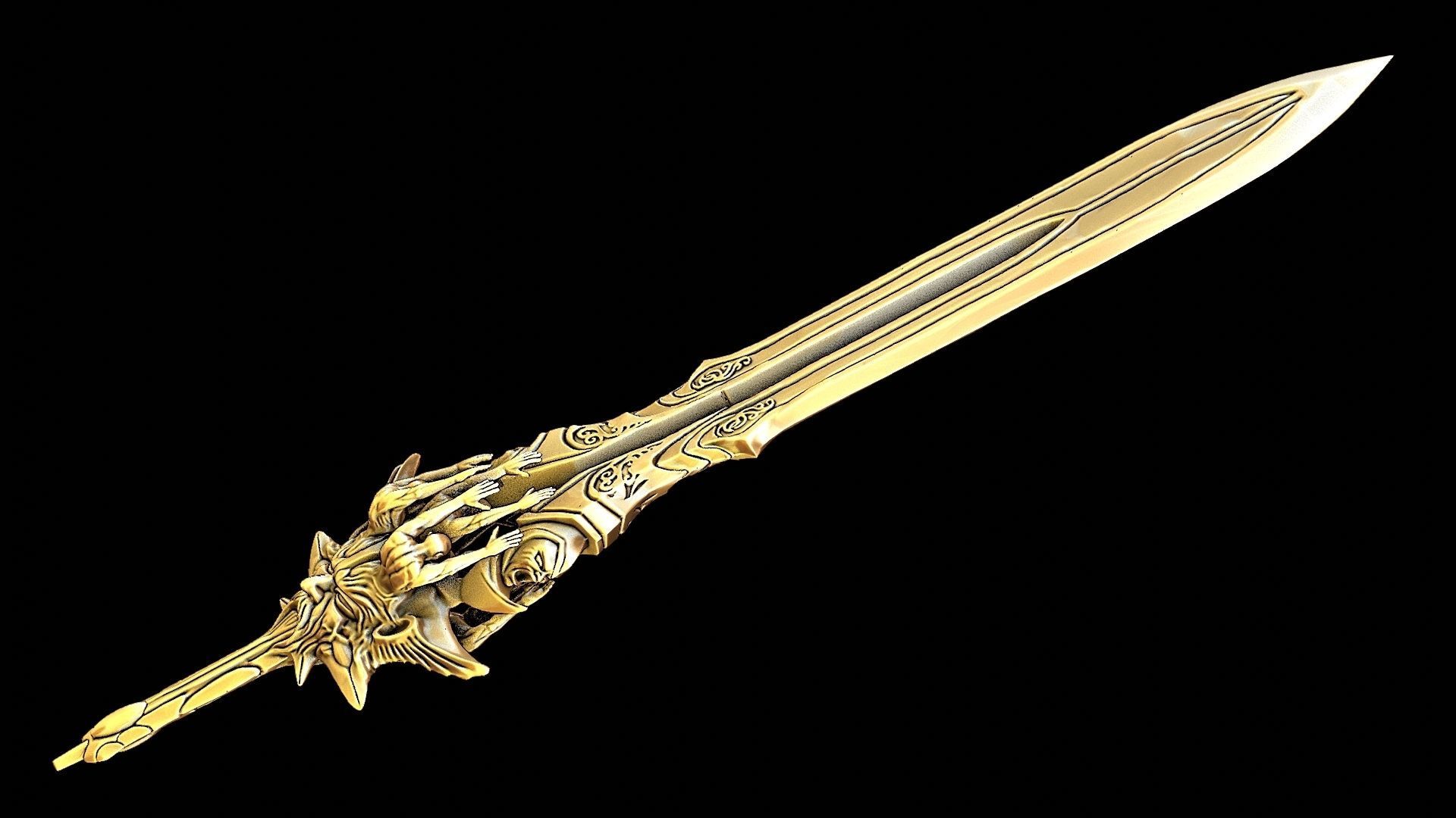 Blade of olympus 3D model_30