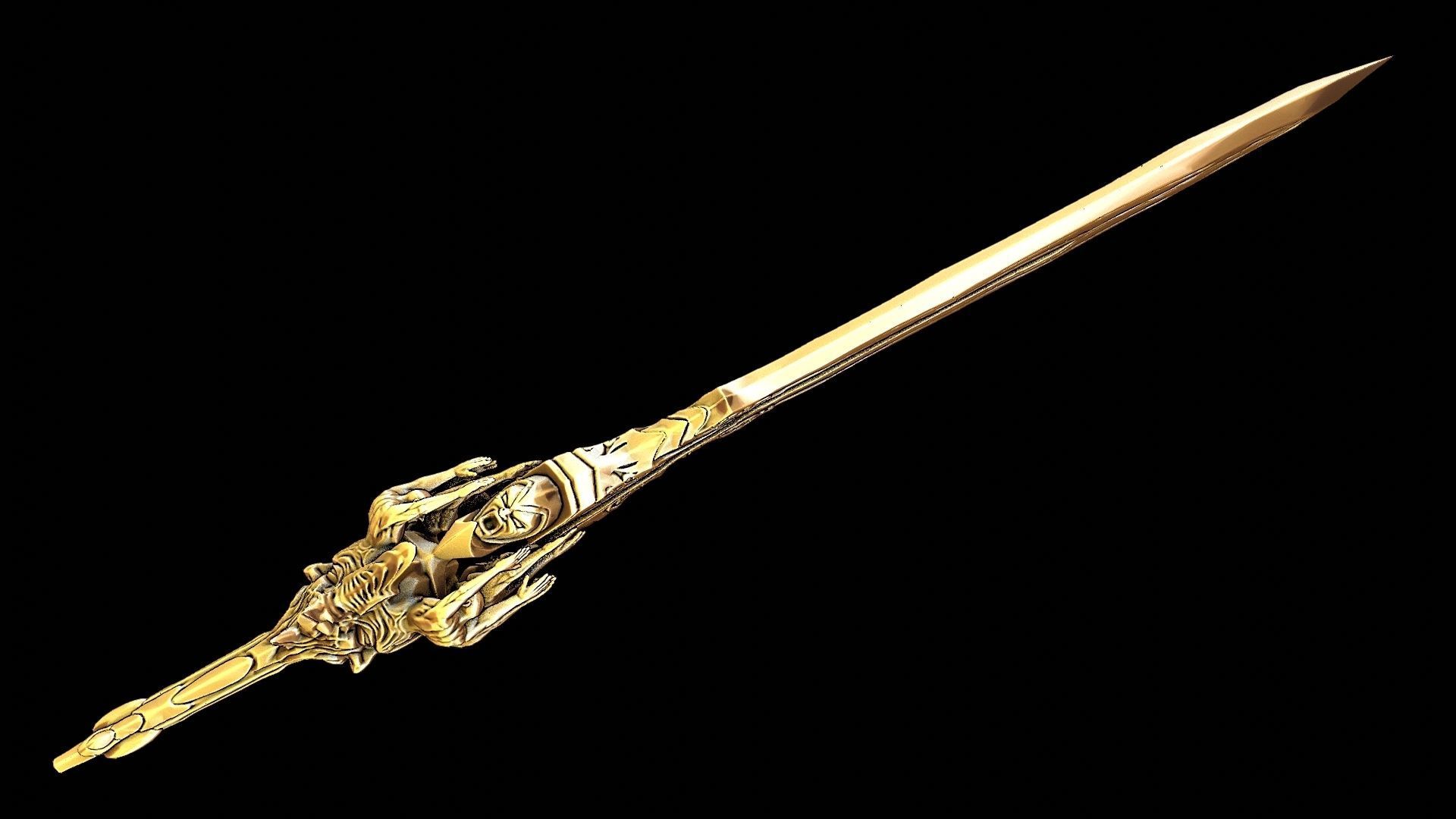Blade of olympus 3D model_26