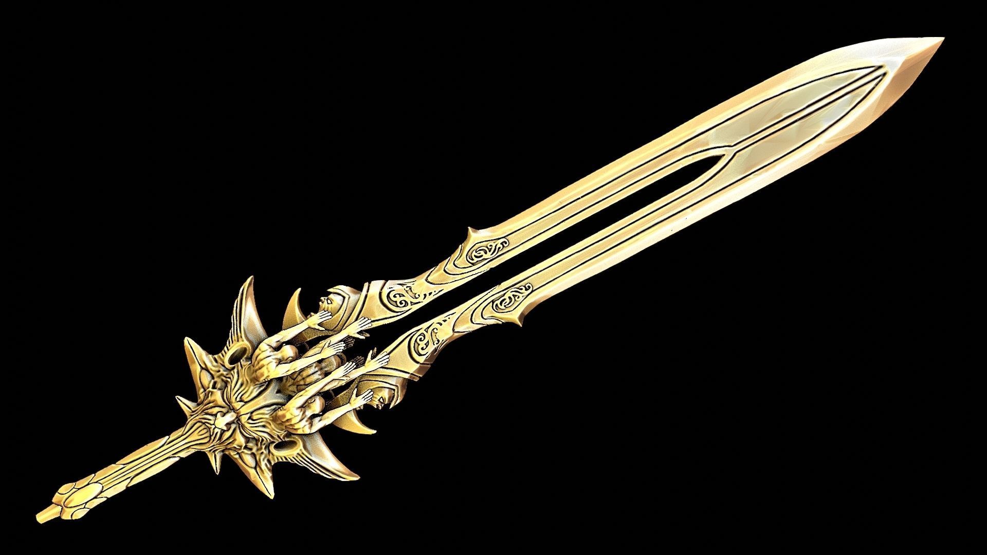 Blade of olympus 3D model_23
