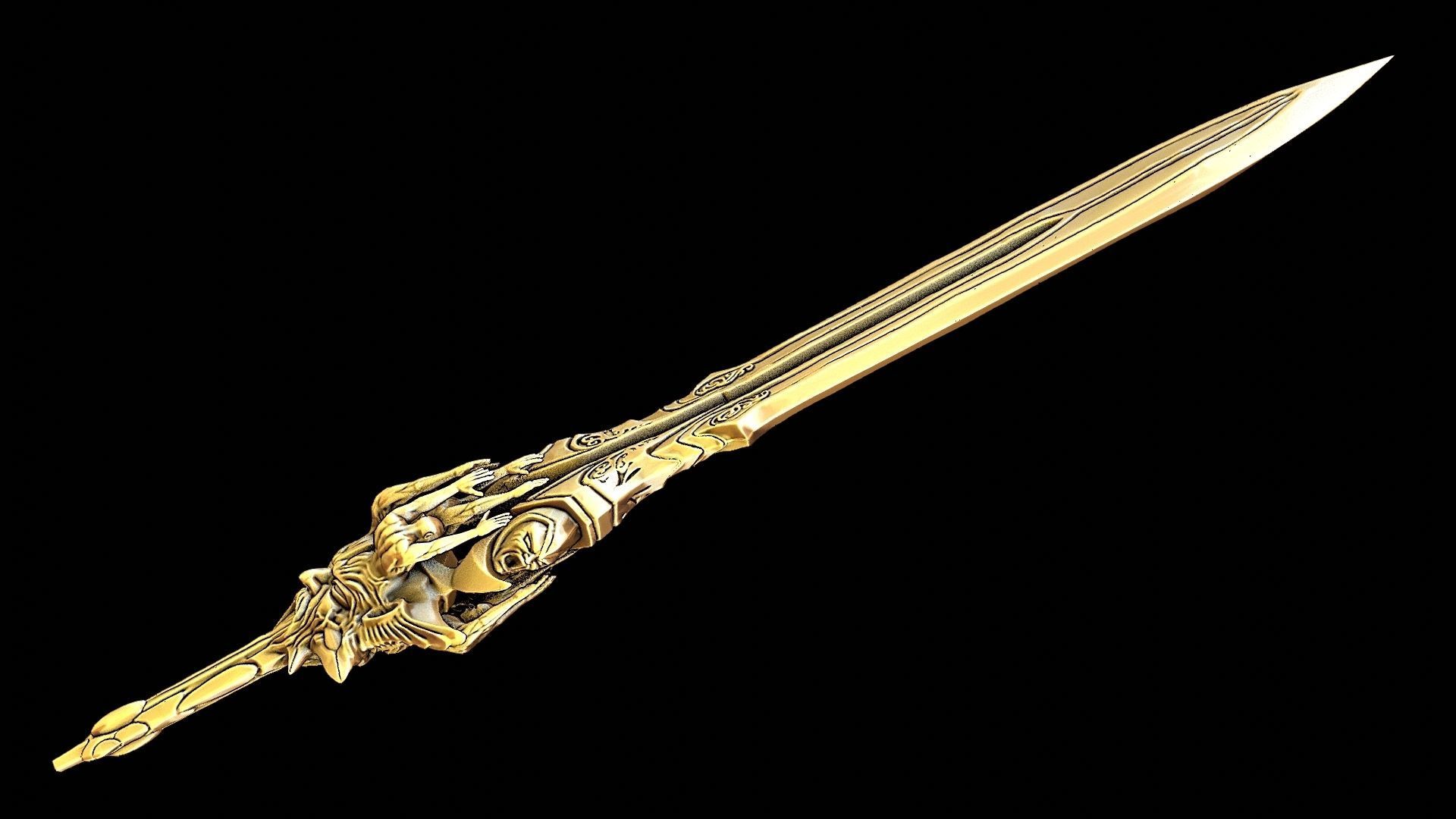 Blade of olympus 3D model_25