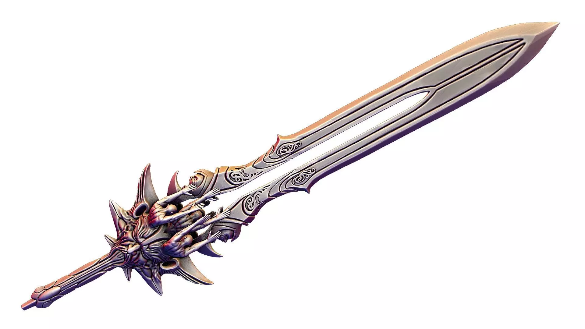 Blade of olympus 3D model_0